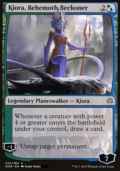 Kiora, Behemoth Beckoner ~ War of the Spark [ EX ] [ Magic MTG ]