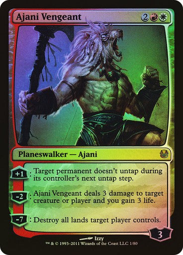 FOIL Ajani Vengeant ~ Duel Decks [ EX ] [ Magic MTG ]