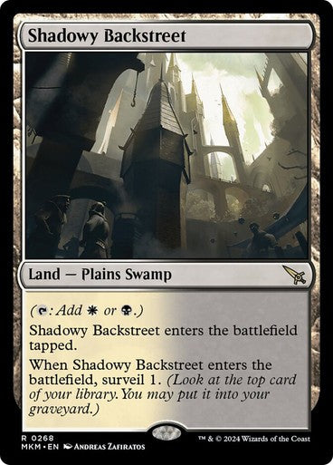 Shadowy Backstreet ~ Murders at Karlov Manor [ NM ] [ Magic MTG ]