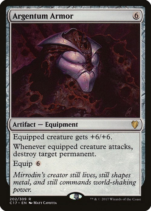 Argentum Armor ~ Commander 2017 [ EX ] [ Magic MTG ]