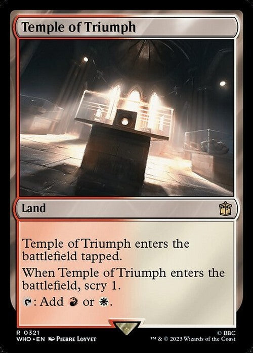 Temple of Triumph ~ Commander: Doctor Who [ NM ] [ Magic MTG ]