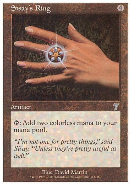 Sisay's Ring ~ Seventh Edition [ EX ] [ Magic MTG ]