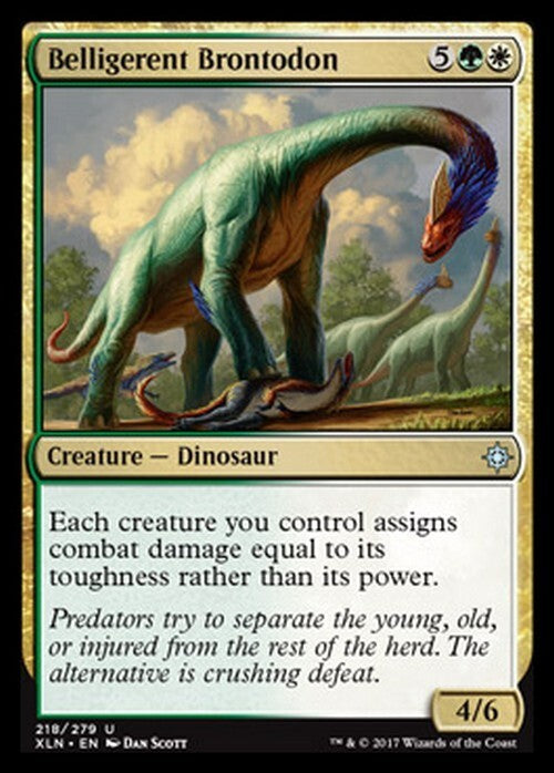 Belligerent Brontodon ~ Ixalan [ EX ] [ Magic MTG ]