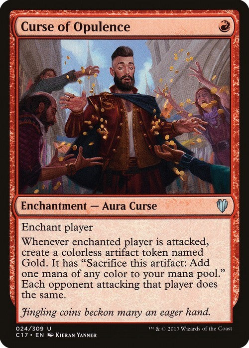 Curse of Opulence ~ Commander 2017 [ EX ] [ Magic MTG ]