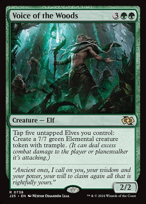 Voice of the Woods ~ Jumpstart 2025 [ NM ] [ Magic MTG ]