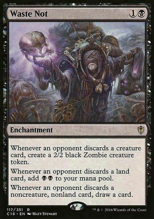 Waste Not ~ Commander 2016 [ EX ] [ Magic MTG ]