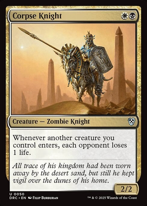 Corpse Knight ~ Commander: Aetherdrift [ NM ] [ Magic MTG ]