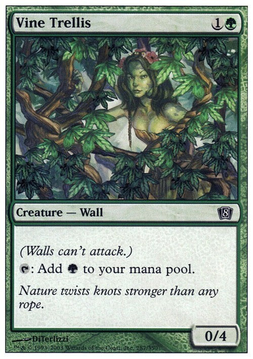 Vine Trellis ~ Eighth Edition [ EX ] [ Magic MTG ]