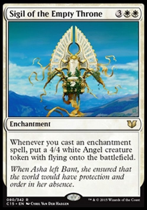 Sigil of the Empty Throne ~ Commander 2015 [ EX ] [ Magic MTG ]