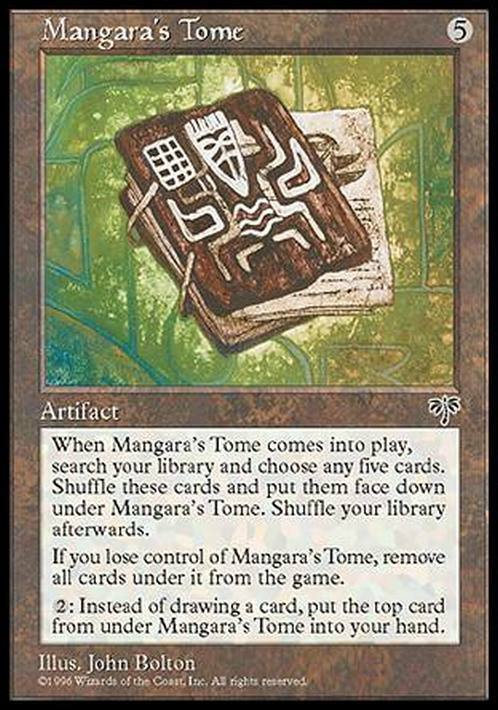 Mangara's Tome ~ Mirage [ EX ] [ Magic MTG ]