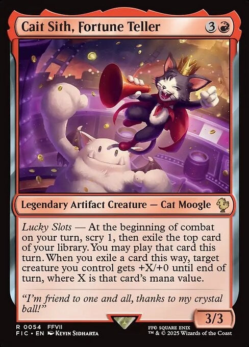 Cait Sith, Fortune Teller ~ Commander: Final Fantasy [ NM ] [ Magic MTG ]
