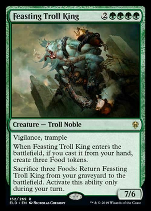 Feasting Troll King ~ Throne of Eldraine [ EX ] [ Magic MTG ]