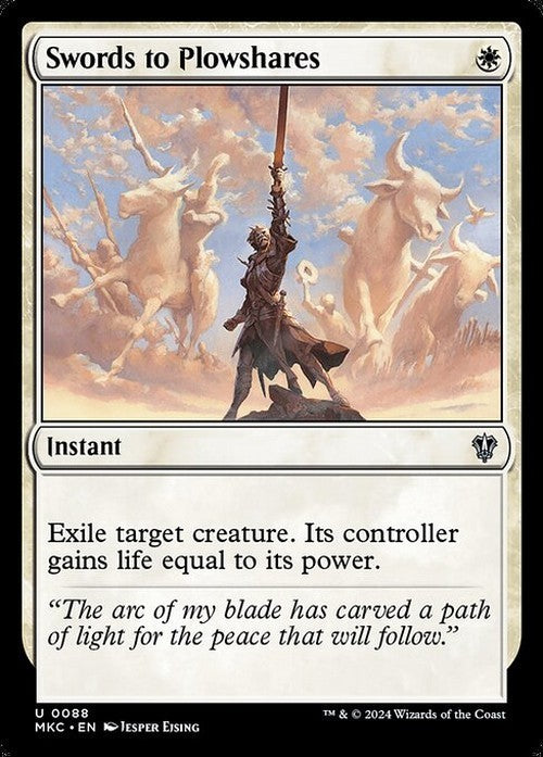 Swords to Plowshares ~ Commander: Murders at Karlov Manor [ NM ] [ Magic MTG ]