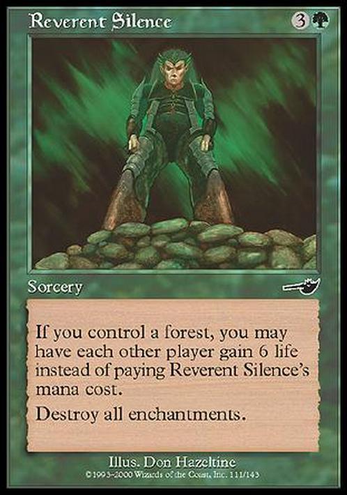 Reverent Silence ~ Nemesis [ EX ] [ Magic MTG ]
