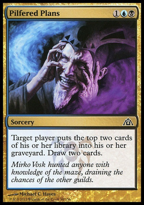 Pilfered Plans ~ Dragon's Maze [ EX ] [ Magic MTG ]