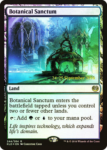 FOIL Botanical Sanctum ~ Prerelease Kaladesh [ EX ] [ Magic MTG ]