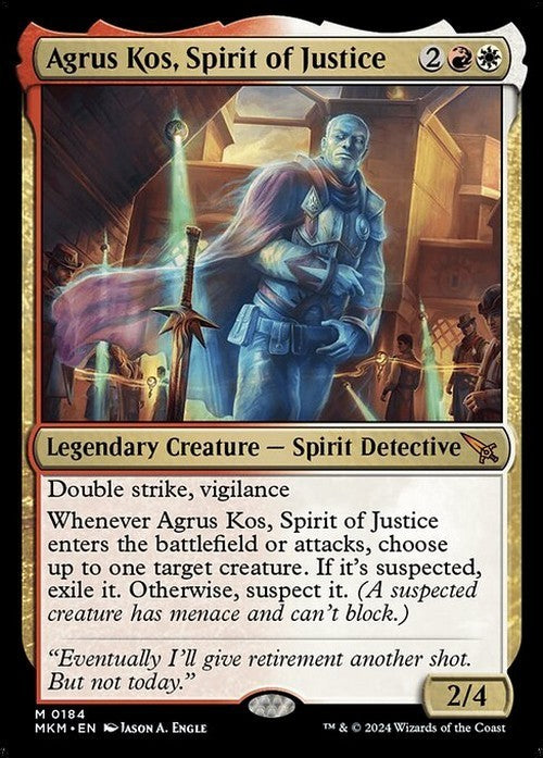 Agrus Kos, Spirit of Justice ~ Murders at Karlov Manor [ NM ] [ Magic MTG ]