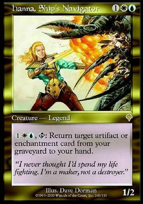 Hanna, Ship's Navigator ~ Invasion [ PLAYED ] [ Magic MTG ]