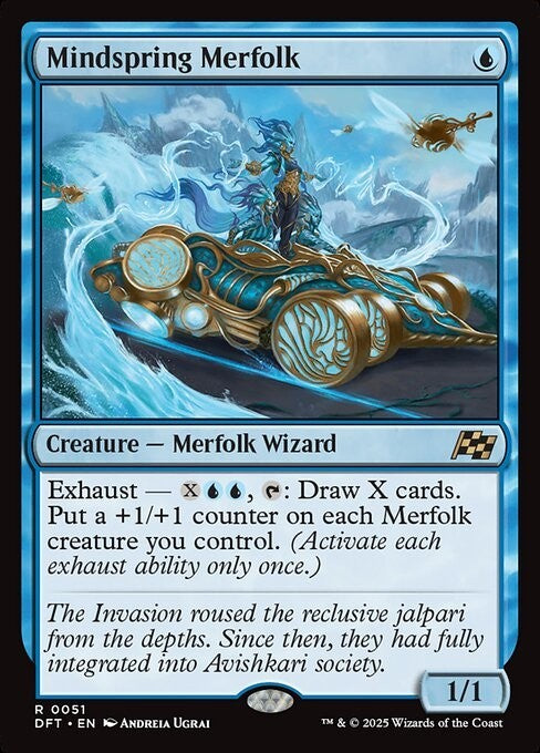Mindspring Merfolk ~ Aetherdrift [ NM ] [ Magic MTG ]