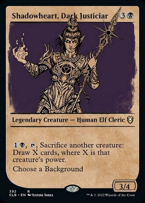 SHOWCASE Shadowheart, Dark Justiciar ~ Commander Legends 2 [ NM ] [ Magic MTG ]