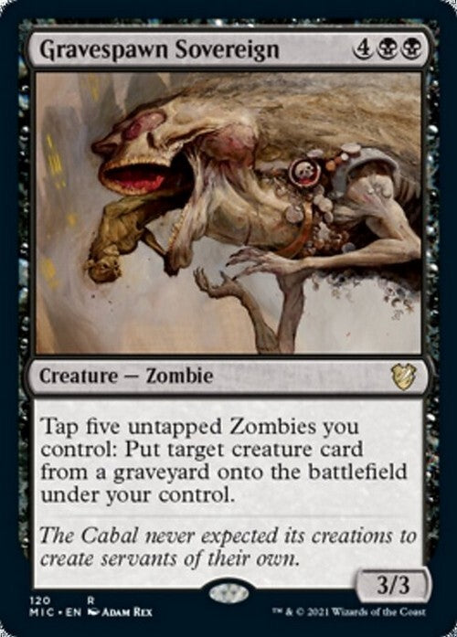 Gravespawn Sovereign ~ Commander: Midnight Hunt [ NM ] [ Magic MTG ]