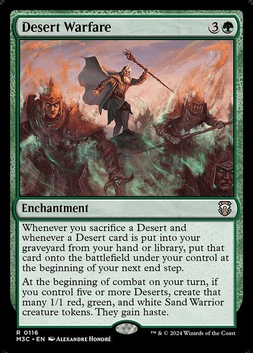 Desert Warfare ~ Commander: Modern Horizons 3 [ NM ] [ Magic MTG ]