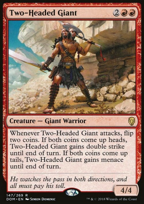 Two-Headed Giant ~ Dominaria [ EX ] [ Magic MTG ]