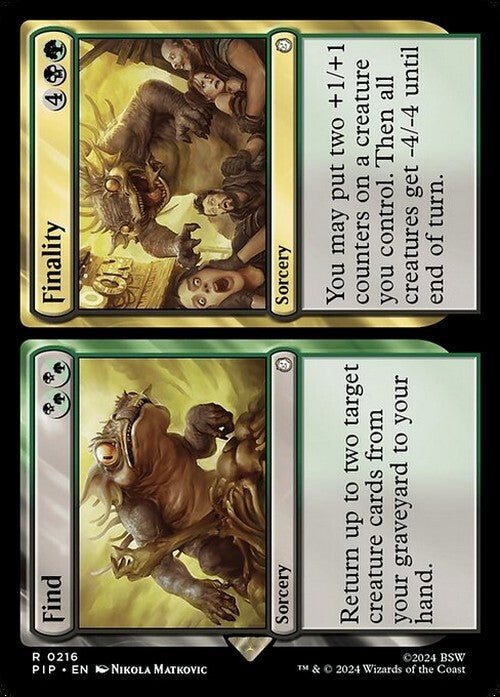 Find / Finality ~ Commander: Fallout [ NM ] [ Magic MTG ]