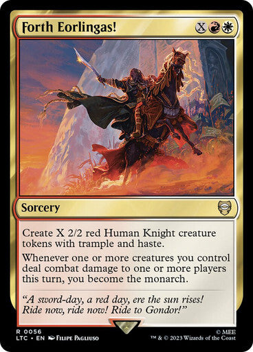 Forth Eorlingas! ~ Commander: Lord of the Rings [ NM ] [ Magic MTG ]