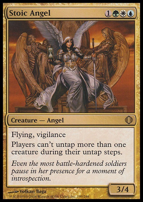 Stoic Angel ~ Shards of Alara [ EX ] [ Magic MTG ]