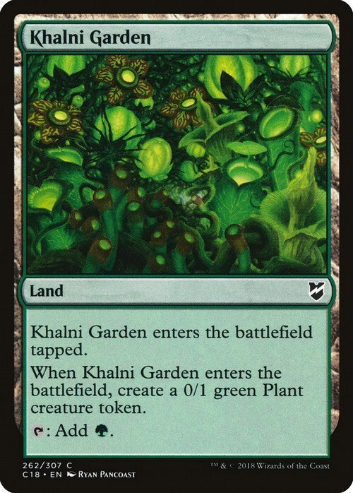 Khalni Garden ~ Commander 2018 [ EX ] [ Magic MTG ]