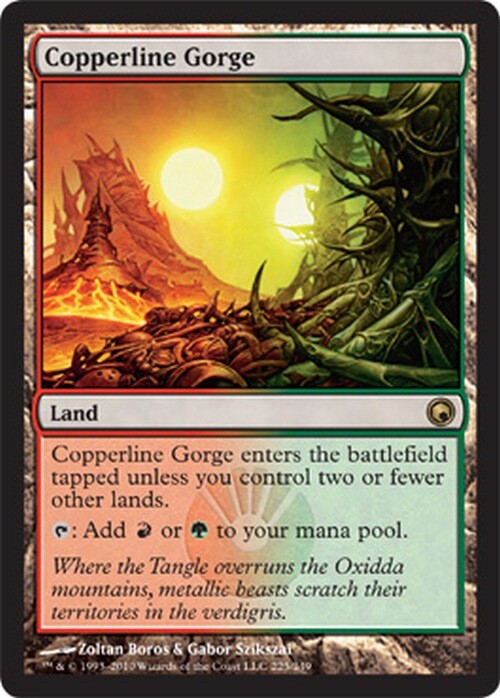 Copperline Gorge ~ Scars of Mirrodin [ EX ] [ Magic MTG ]