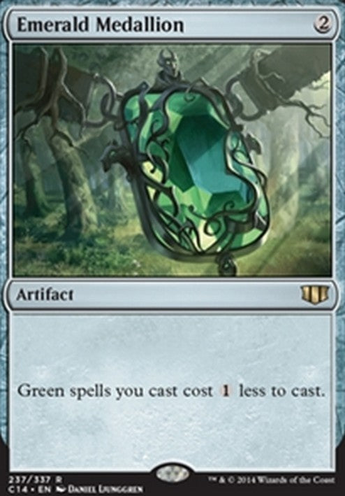 Emerald Medallion ~ Commander 2014 [ EX ] [ Magic MTG ]