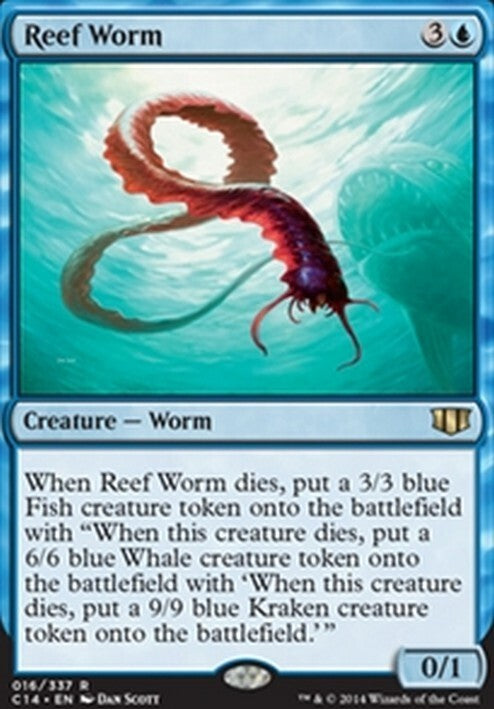 Reef Worm ~ Commander 2014 [ EX ] [ Magic MTG ]
