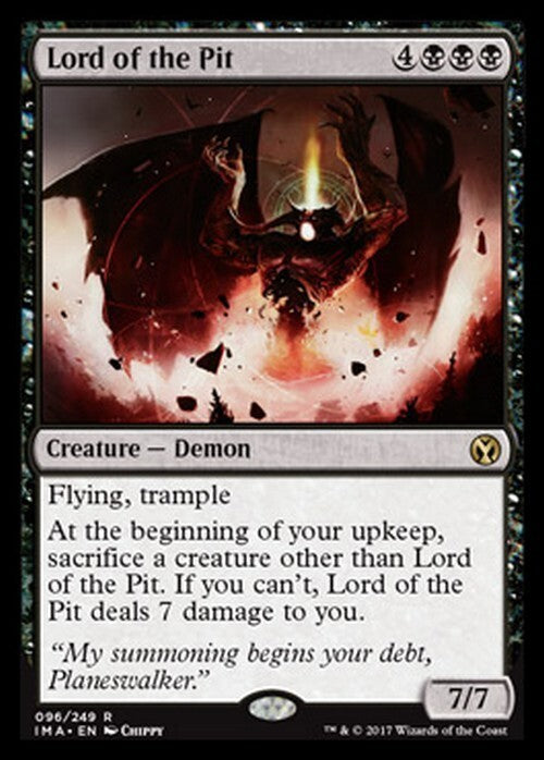 Lord of the Pit ~ Iconic Masters [ NM ] [ Magic MTG ]