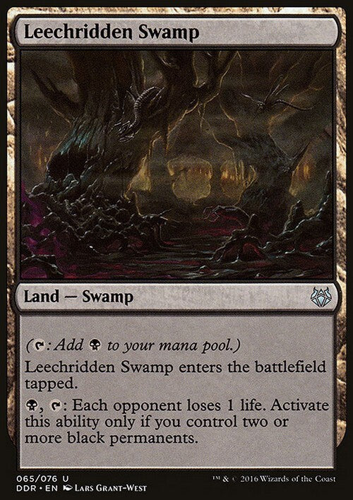 Leechridden Swamp ~ Duel Decks [ EX ] [ Magic MTG ]