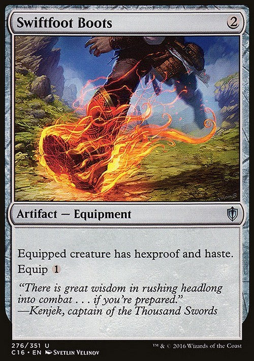 Swiftfoot Boots ~ Commander 2016 [ EX ] [ Magic MTG ]