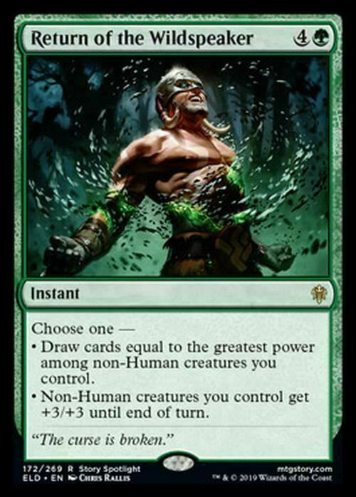 Return of the Wildspeaker ~ Throne of Eldraine [ NM ] [ Magic MTG ]