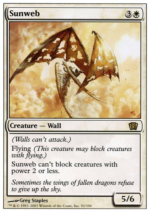 Sunweb ~ Eighth Edition [ EX ] [ Magic MTG ]