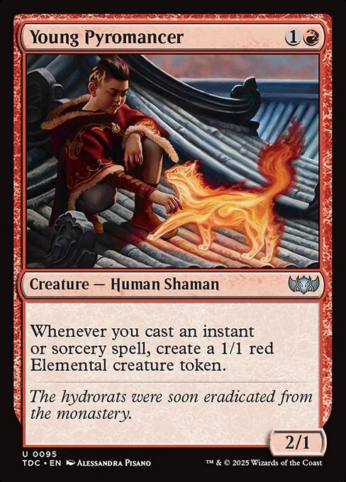 Young Pyromancer ~ Commander: Tarkir: Dragonstorm [ NM ] [ Magic MTG ]