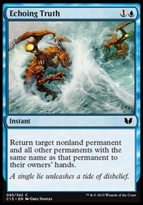 Echoing Truth ~ Commander 2015 [ EX ] [ Magic MTG ]