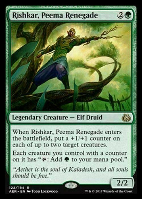 Rishkar, Peema Renegade ~ Aether Revolt [ EX ] [ Magic MTG ]