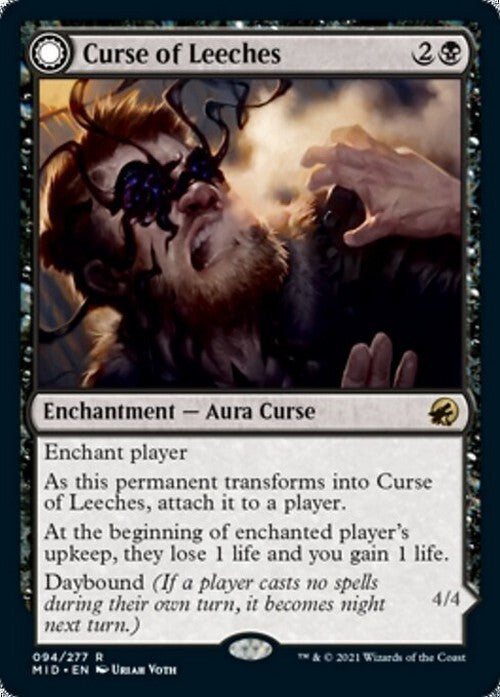 Curse of Leeches / Leeching Lurker ~ Midnight Hunt [ NM ] [ Magic MTG ]