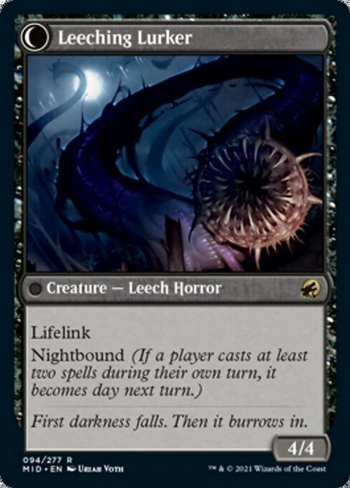 Curse of Leeches / Leeching Lurker ~ Midnight Hunt [ NM ] [ Magic MTG ]