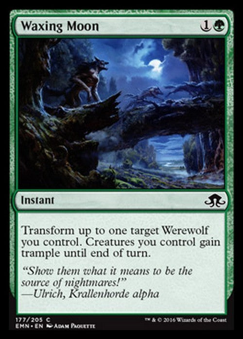 Waxing Moon ~ Eldritch Moon [ EX ] [ Magic MTG ]
