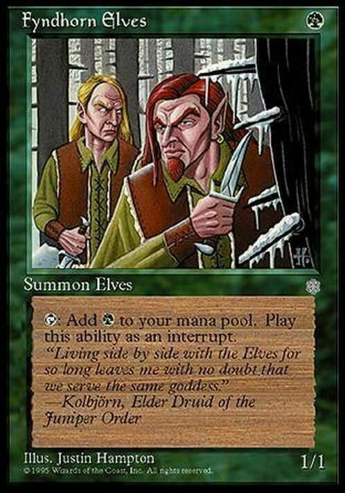Fyndhorn Elves ~ Ice Age [ EX ] [ Magic MTG ]