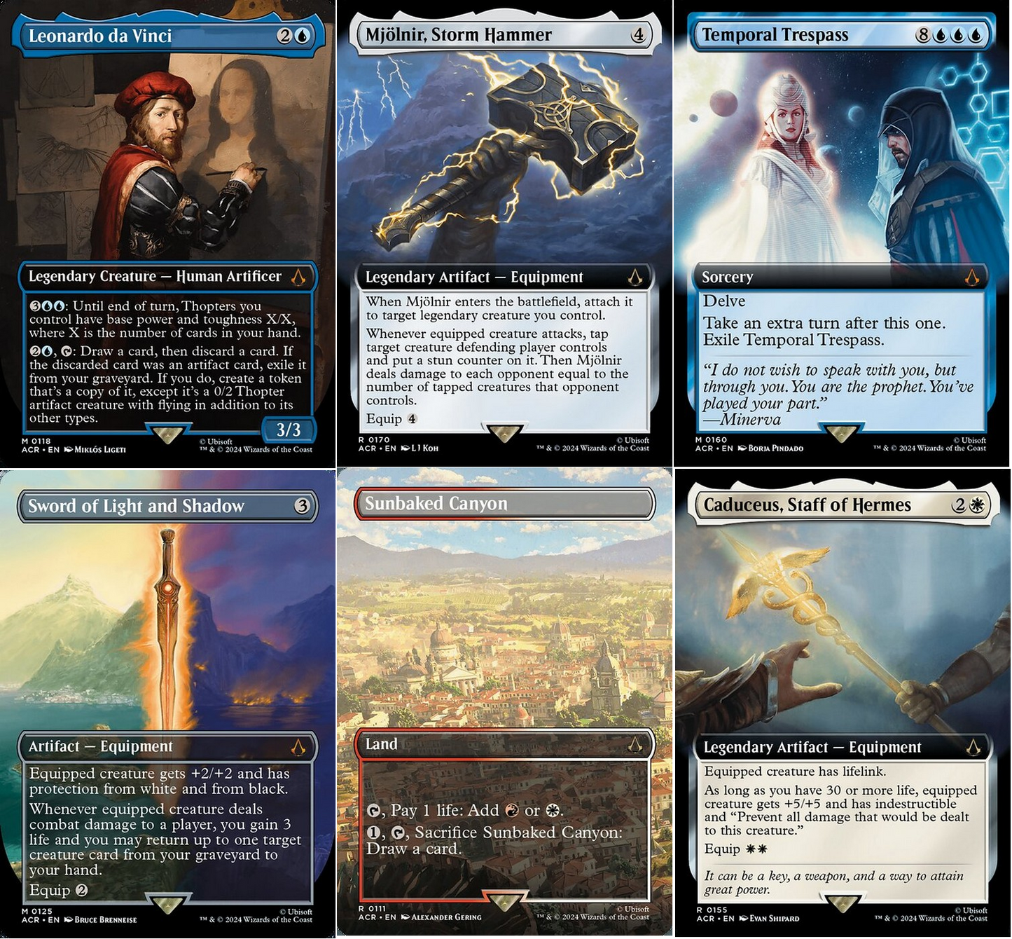 Choose your BORDERLESS / Extended ~ Assassin's Creed [ NM ] [ Magic MTG ]