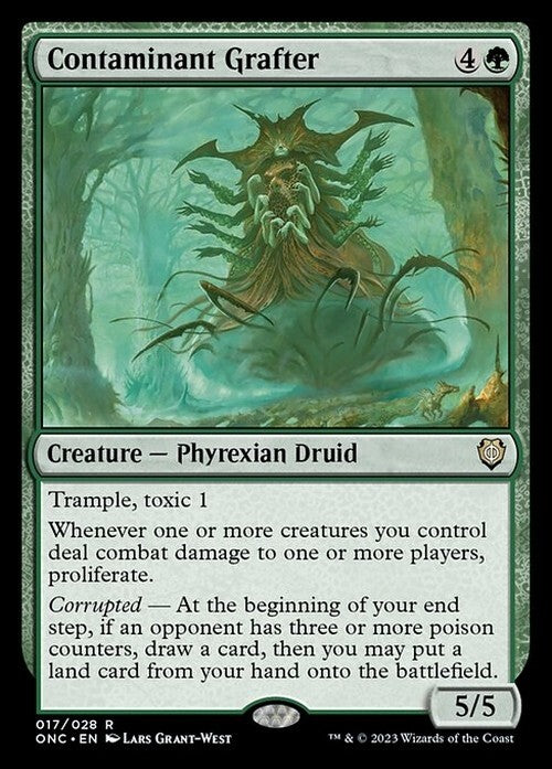 Contaminant Grafter ~ Commander: Phyrexia: All Will Be One [ EX ] [ Magic MTG ]