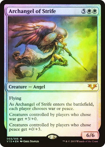 FOIL Archangel of Strife ~ From the Vault [ EX ] [ Magic MTG ]