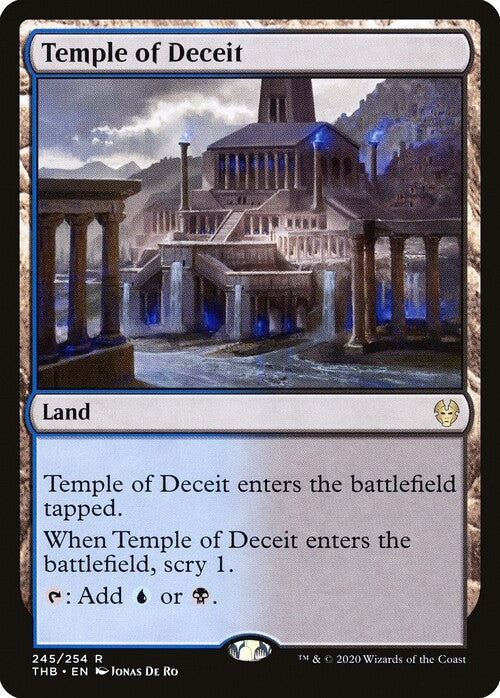 Temple of Deceit ~ Theros Beyond Death [ NM ] [ Magic MTG ]